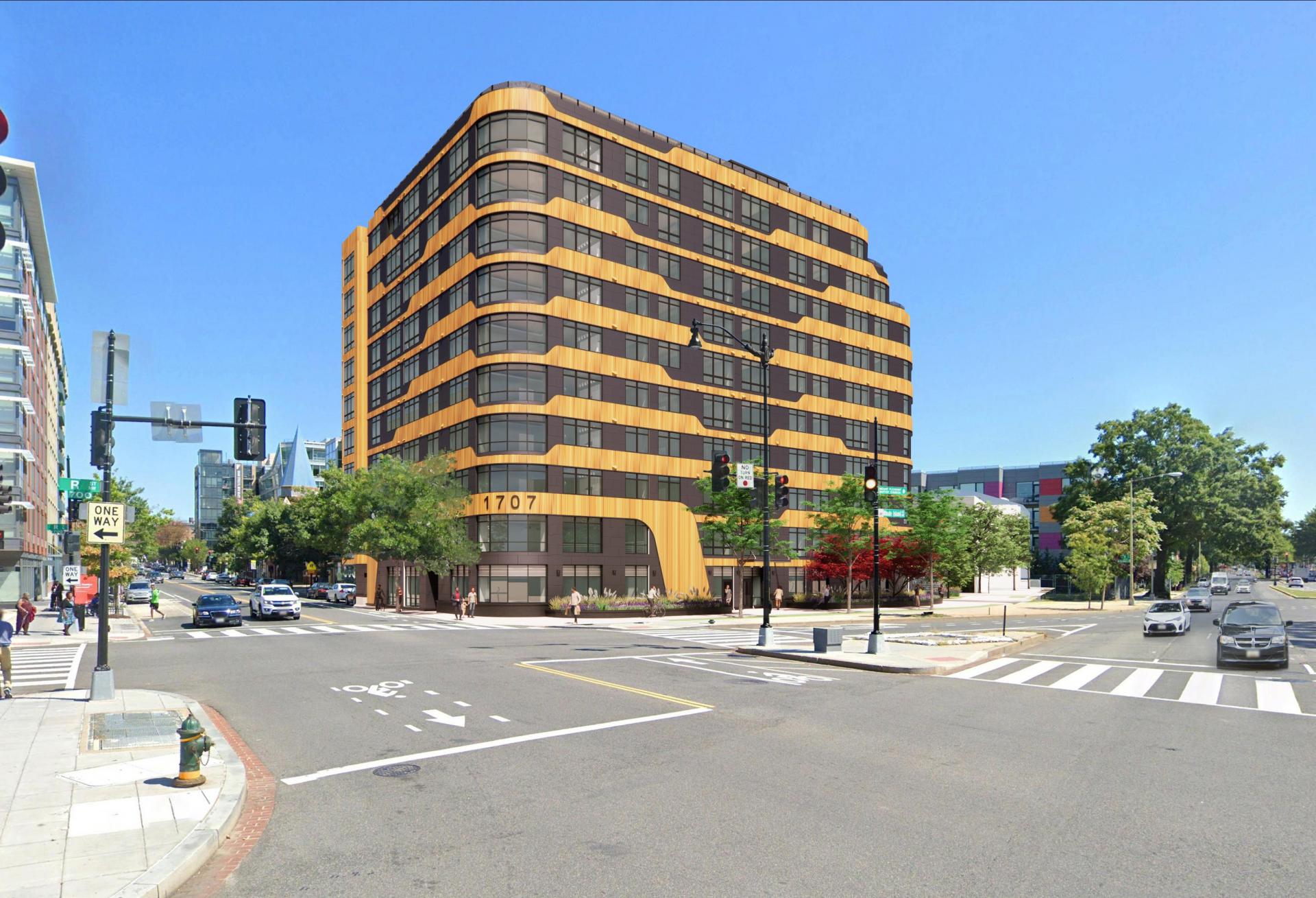 Rendering of the Parcel 42 development by Dantes Partners in Shaw