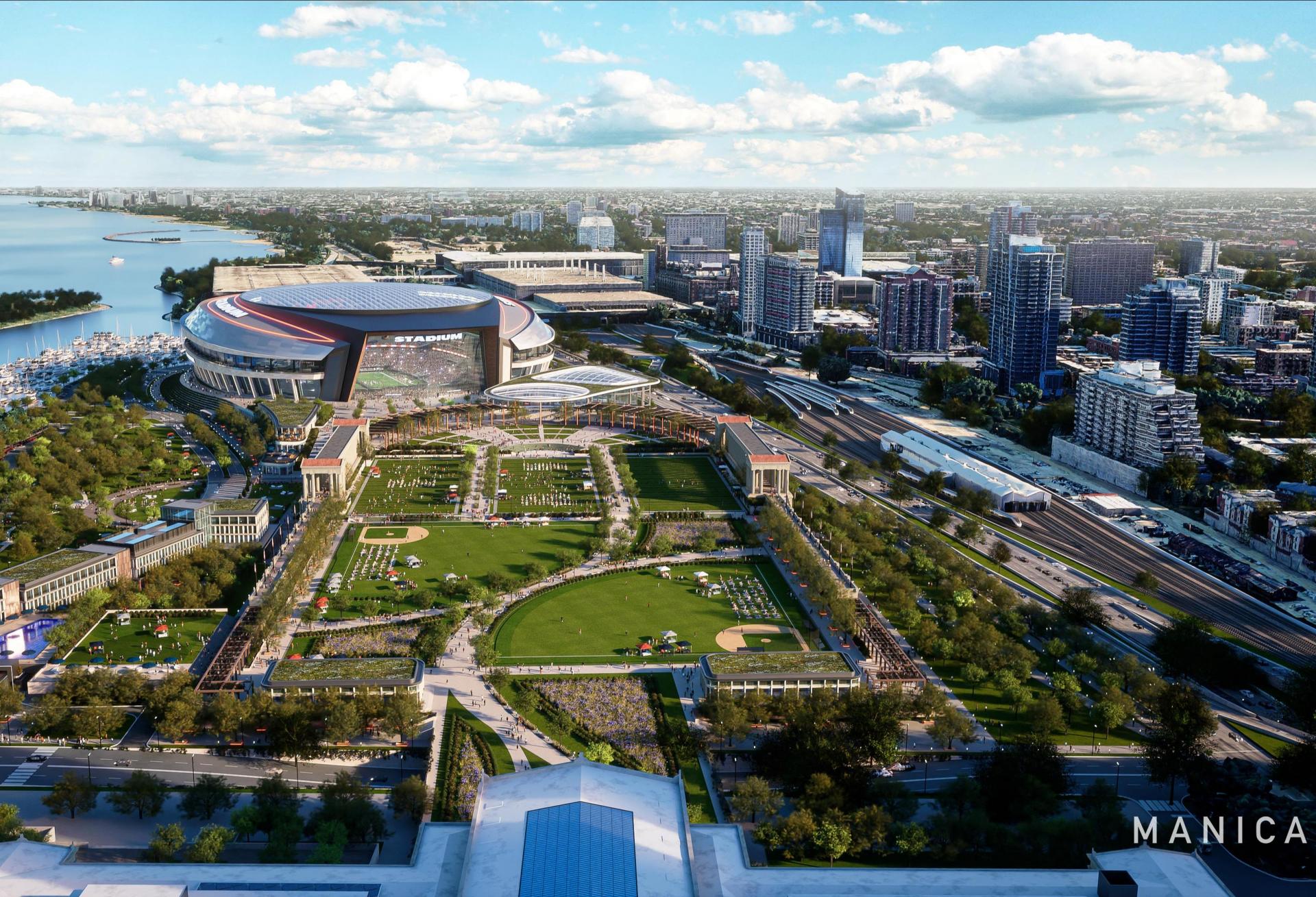 Proposed Bears stadium