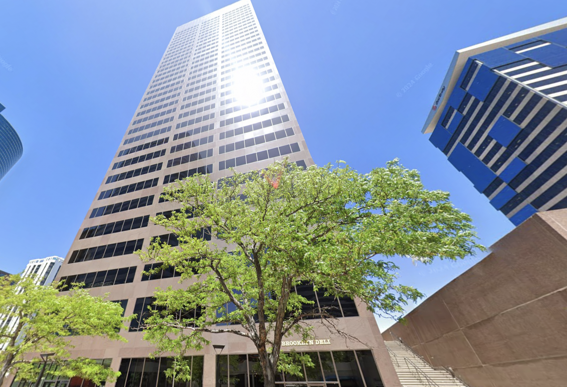 A Google Maps image of 17th Street Plaza in Denver