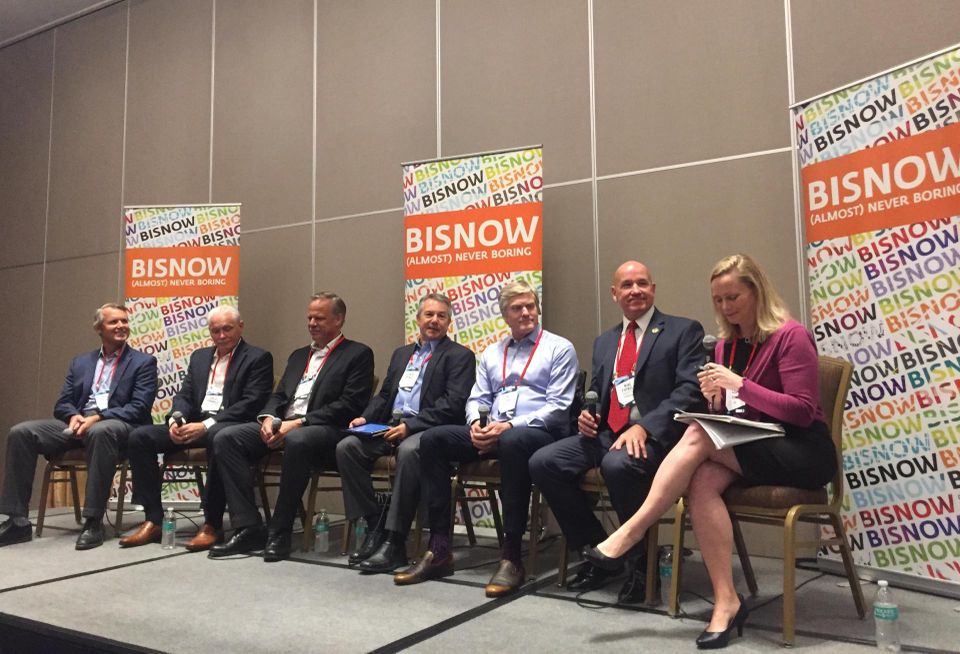 DPR Construction's Gavin Keith, Kidder Matthews Executive Vice President and Managing Director Gregg Domanico, AlfaTech's Terry Stelter, CBRE Managing Director for Life Sciences David Bendet, Phase 3 Real Estate Partners CEO Neil Fox, South San Francisco CIty Manager Mike Futrell and JLL's Lisa Strope
