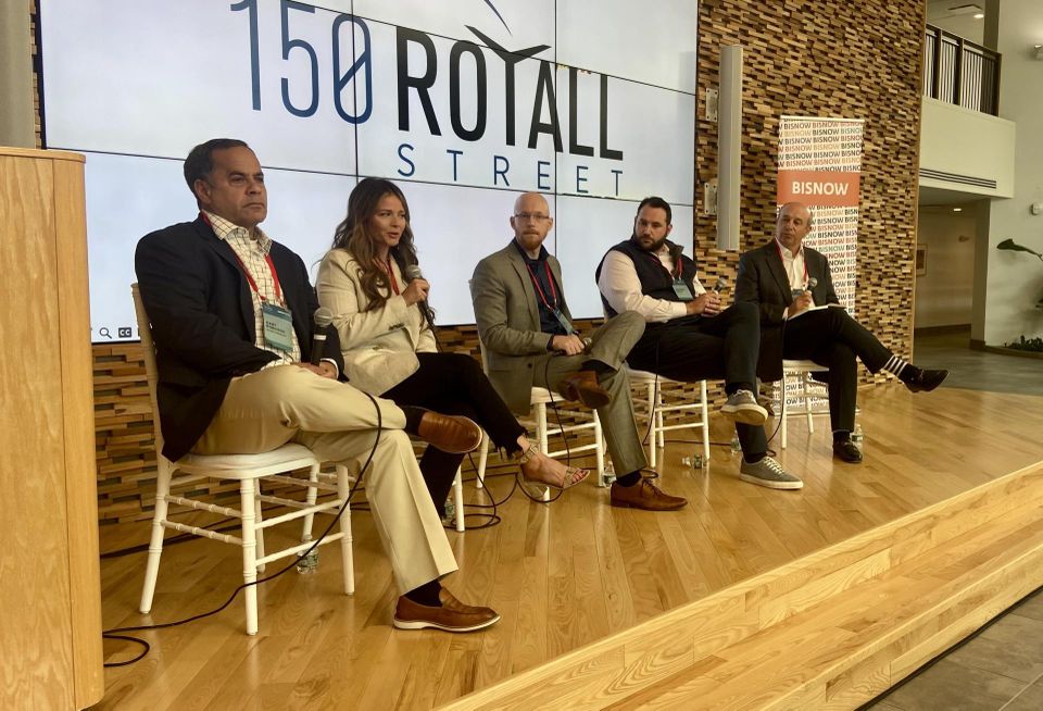 The Wilder Cos.' Gary Robinson, WS Development's Carina Donoso, HFA - Architecture + Engineering's Aksel Solberg, Newmark's Jonathan Martin and Evolution Sustainability Group's Chuck Hurchalla.