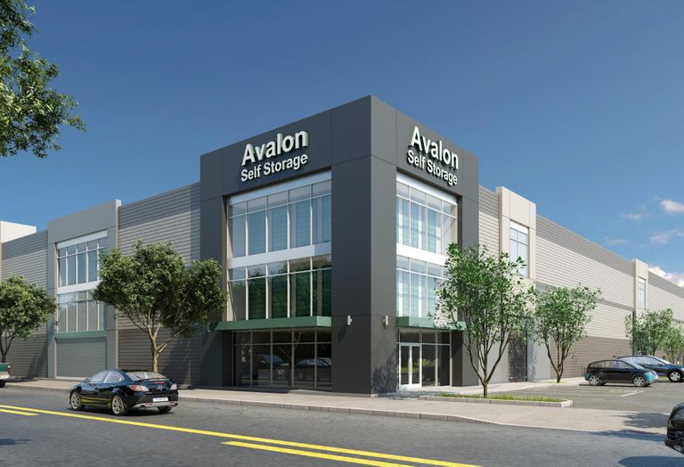 Rendering of Leon Group's self-storage project in Los Angeles