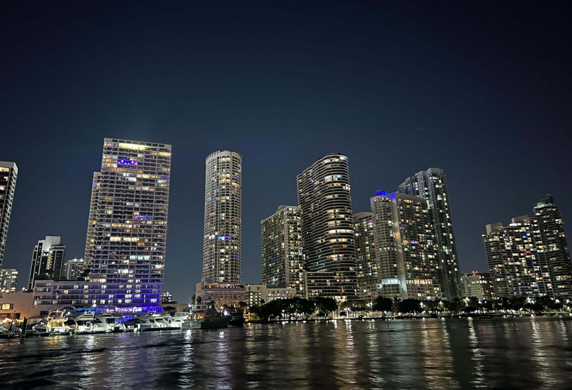 City of Miami Skyline at night