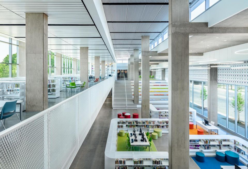 Independence Library interior second floor john ronan leopardo