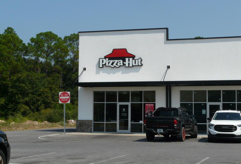 Not the classic red roof pizza hut