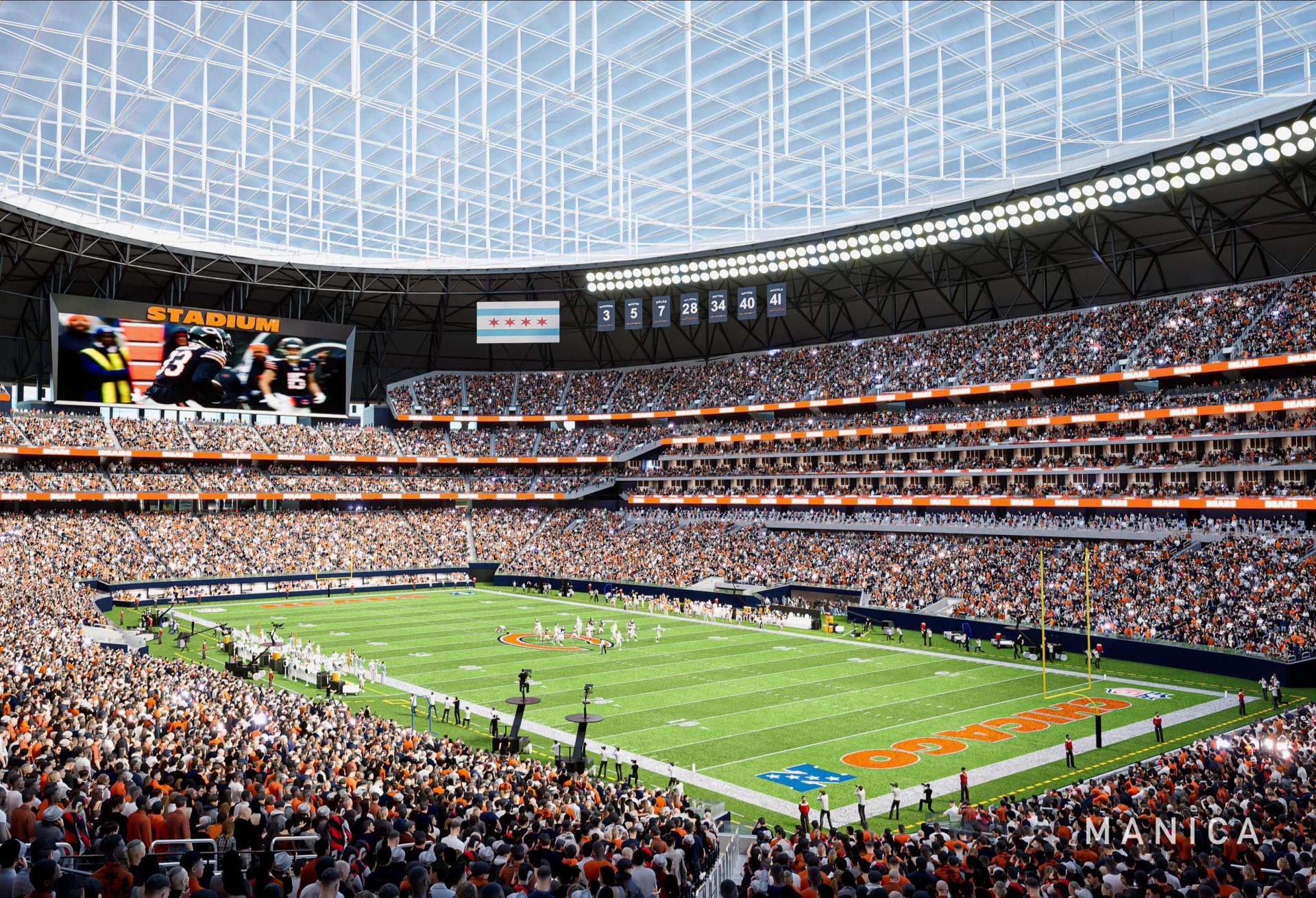 Bears Interior Stadium Rendering