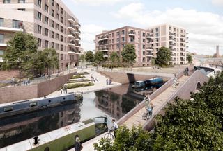 Plans to build more than 750 new homes on a derelict site on Birmingham’s Main Line Canal have been submitted to Birmingham City Council. 

Joint venture partners Galliard Homes and Apsley House Capital are proposing a residential-led, mixed-use scheme of 756 new homes and more than 10,000 sq ft of commercial space at the Soho Loop site.
