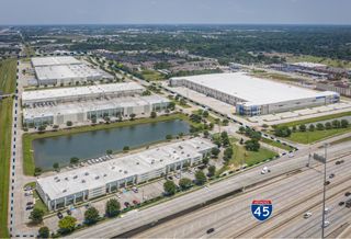 An aerial view of the newly-rebranded Park 845 Crossing industrial park in north Houston.