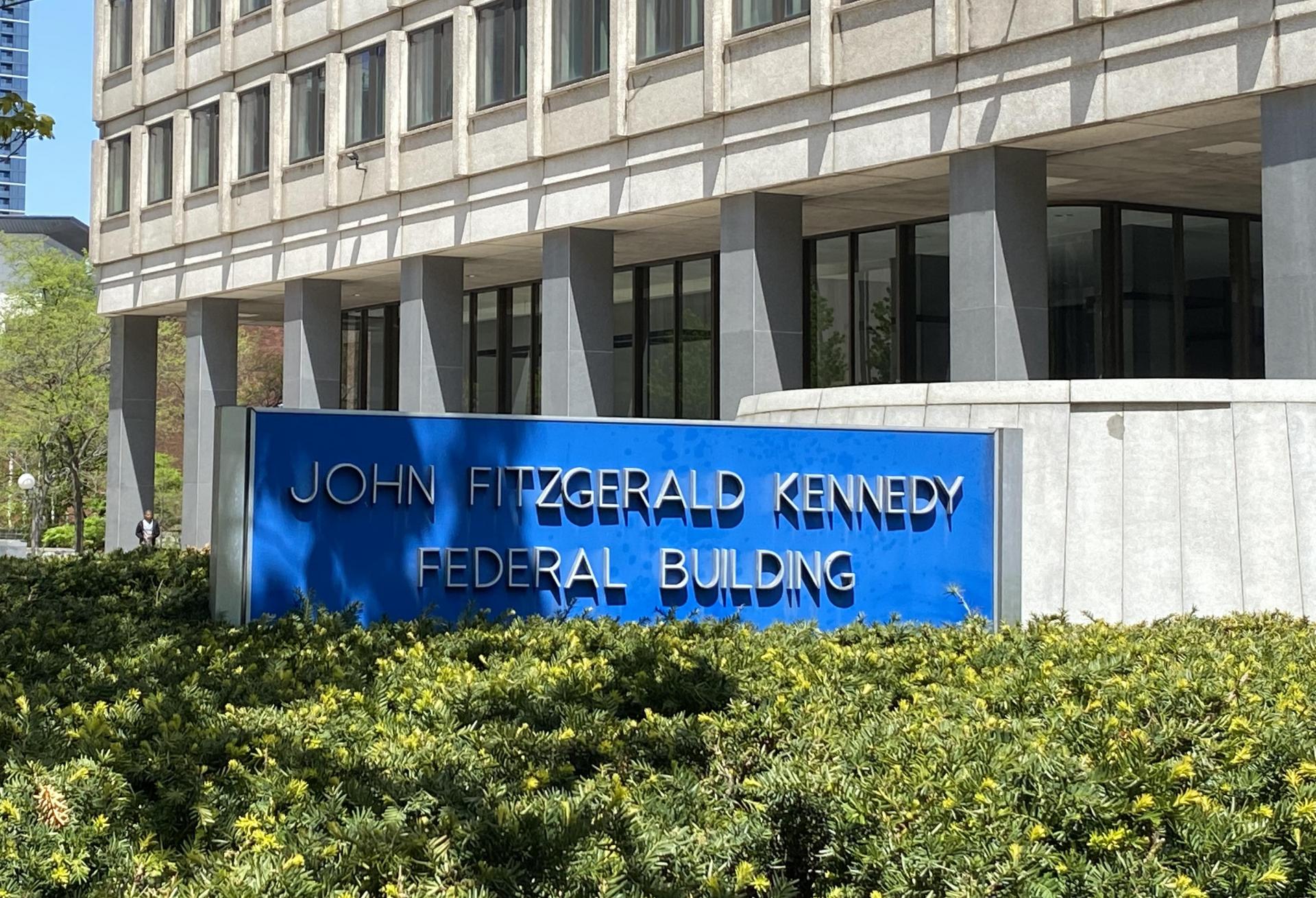 The John F. Kennedy Federal Building at 15 Sudbury St. in Boston.
