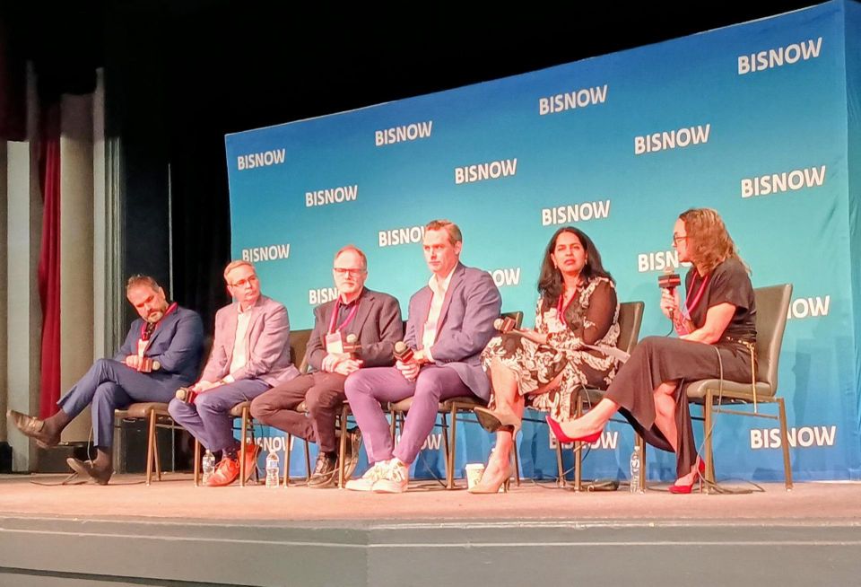 Panelists at Bisnow's DFW Architecture & Design Summit.