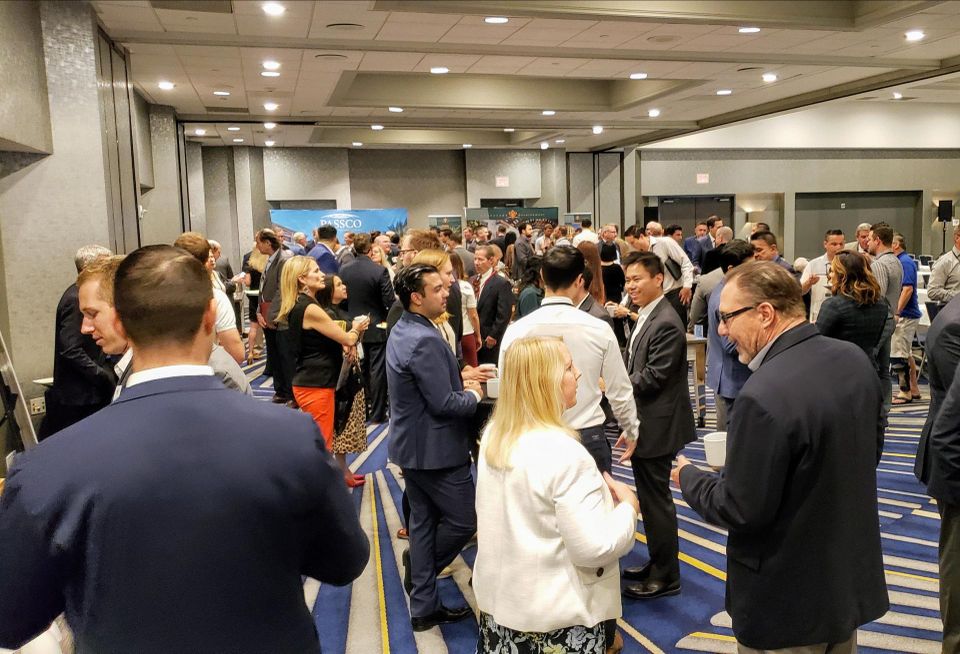 Attendees at Bisnow's Orange County State of the Market at the Irvine Marriott.