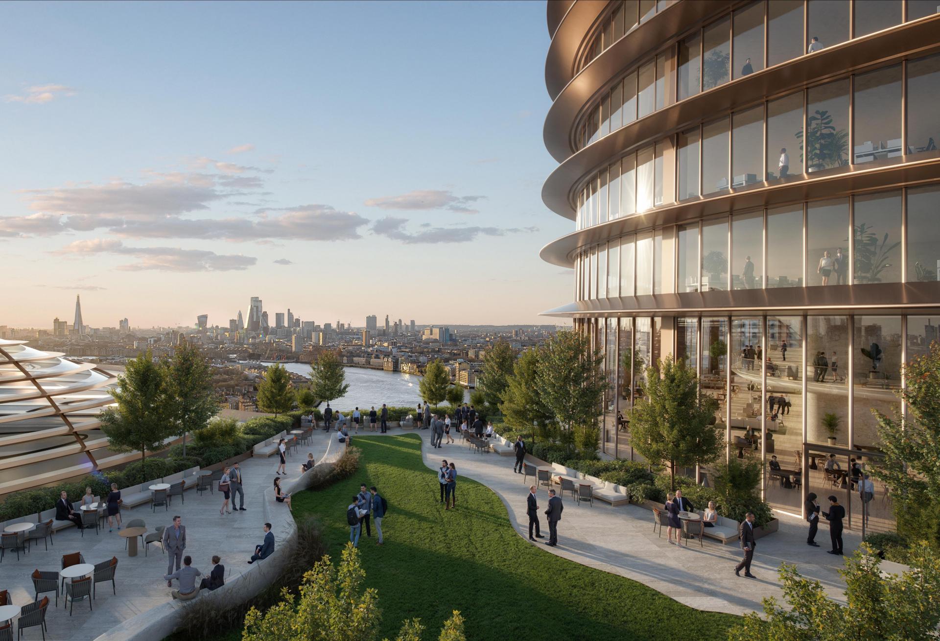 JPMorgan Plans London's Biggest Office With New Canary Wharf HQ