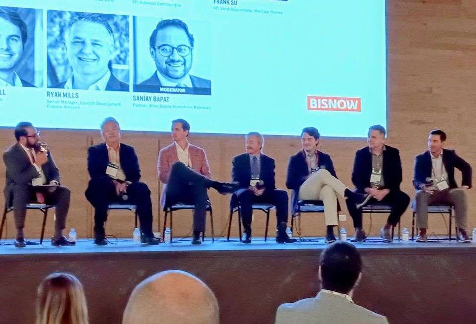 Panelists at Bisnow's 2026 DFW Master Planned Communities event.