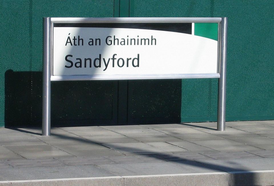 Sandyford sign Dublin