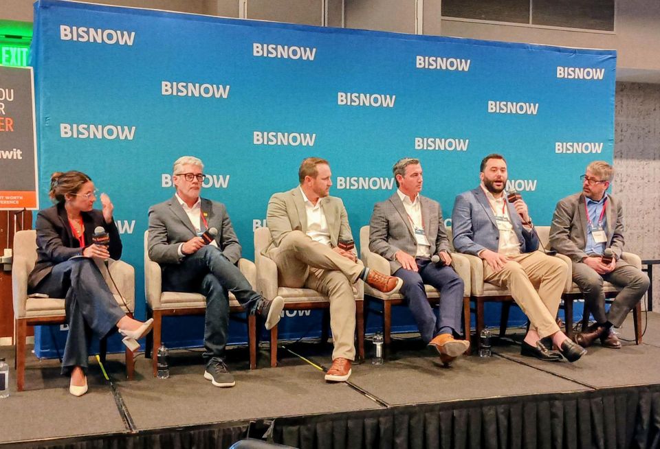 Panelists at the Dallas-Fort Worth Bisnow Multifamily Annual Conference.