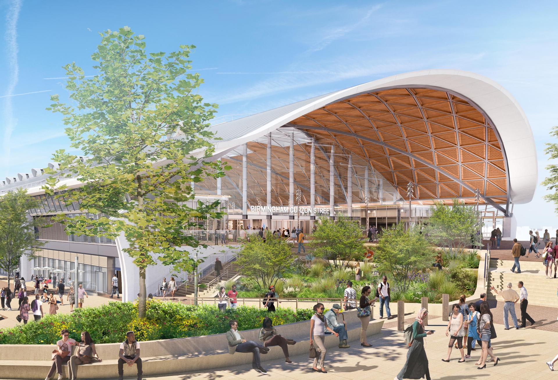 Birmingham Curzon Street station hs2