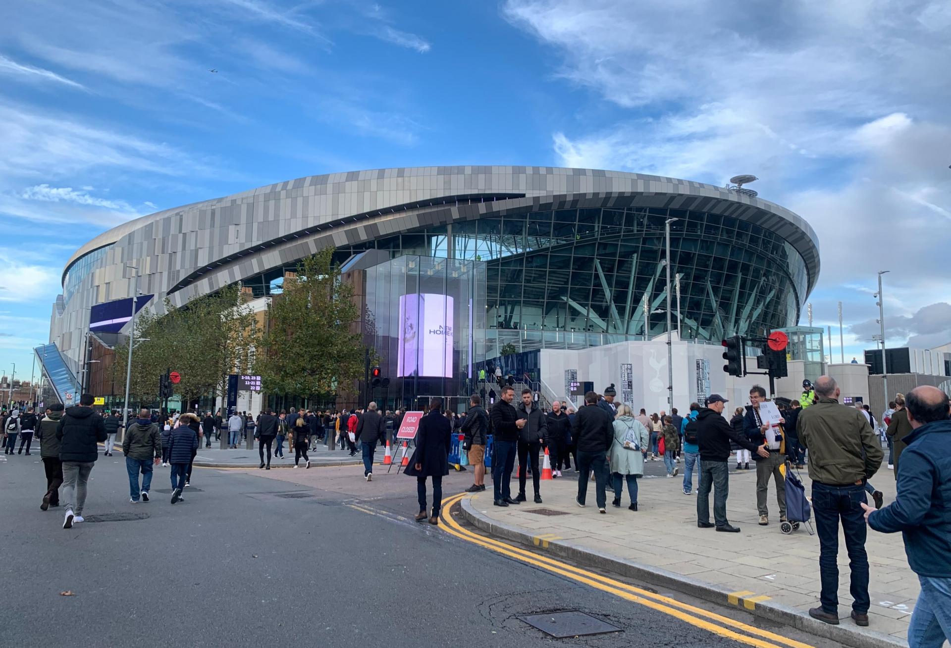 Tottenham Hotspur stadium in North London