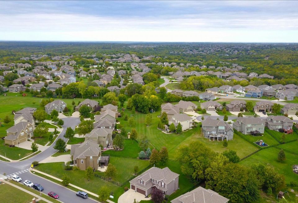Suburban homes