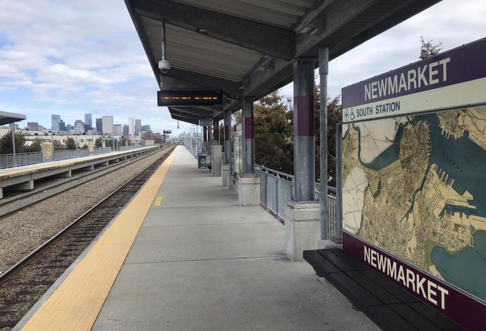 The Newmarket commuter rail station