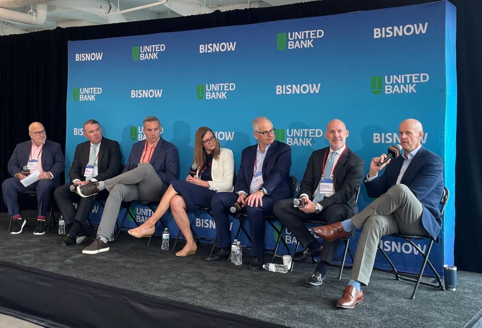 Pillsbury’s Jamie Bobotek, CBRE’s Joe Coleman, Zelman & Associates’ Mark Franceski,, Bernstein Management Corp.’s Terra Weirich, Tishman Speyer’s Dan Dooley, Hines’ Andrew McGeorge and PRP’s Jon McAvoy speaking June 5 at Bisnow’s D.C. State of the Market.