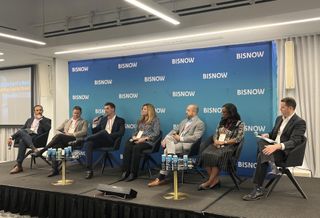 Goldman Sachs' Siddharth Shrivastava, Petros PACE Finance's Andy Meyer, RIPCO's James Murad, PGIM's Melissa Farrell, Greystone Capital Advisors' Drew Fletcher, Brookfield's Nailah Flake, Windels Marx Lane & Mittendorf's Jack Conboy
