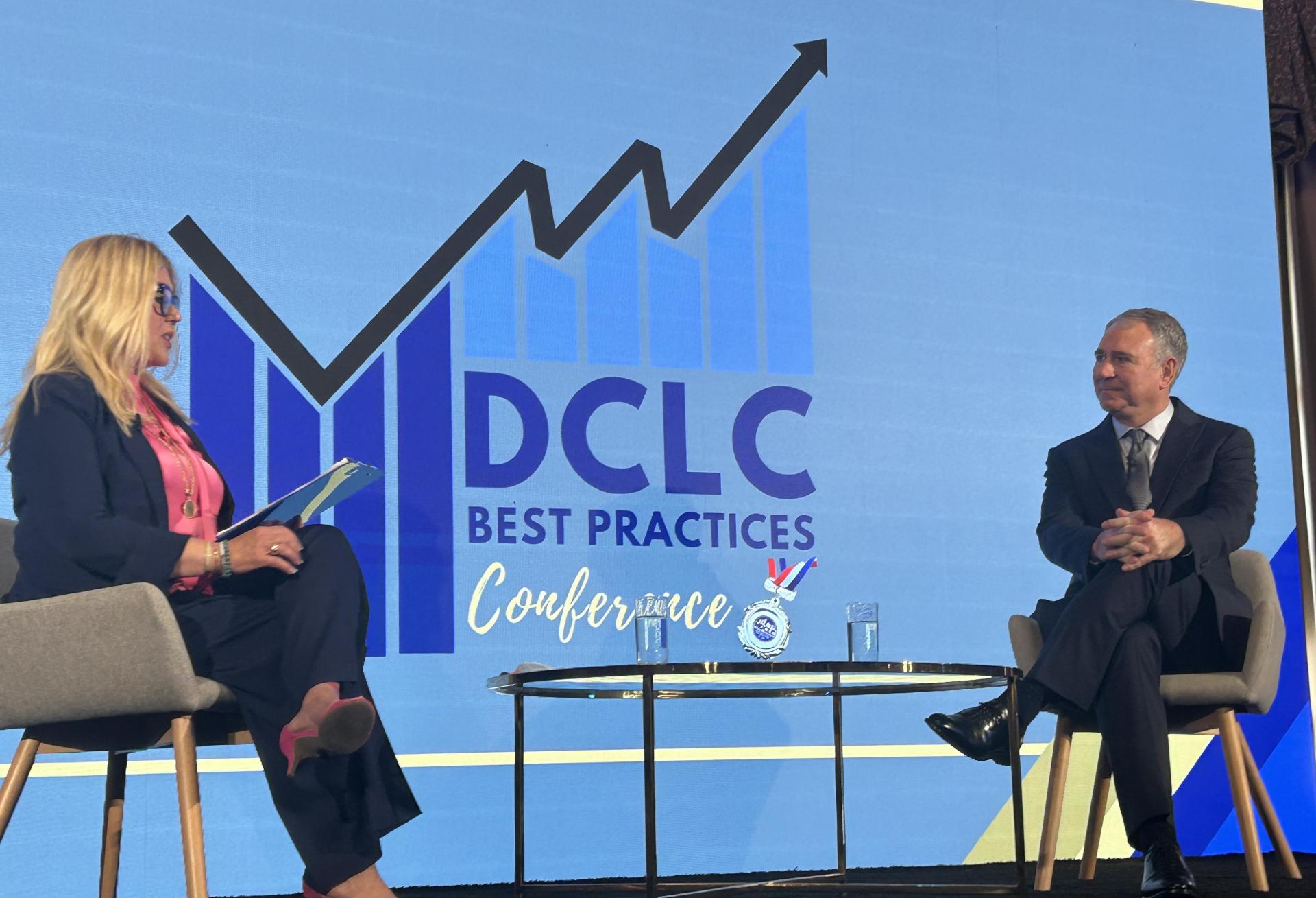 Ken Griffin speaking at the Biltmore Hotel in Coral Gables for DCLC Best practices Conference