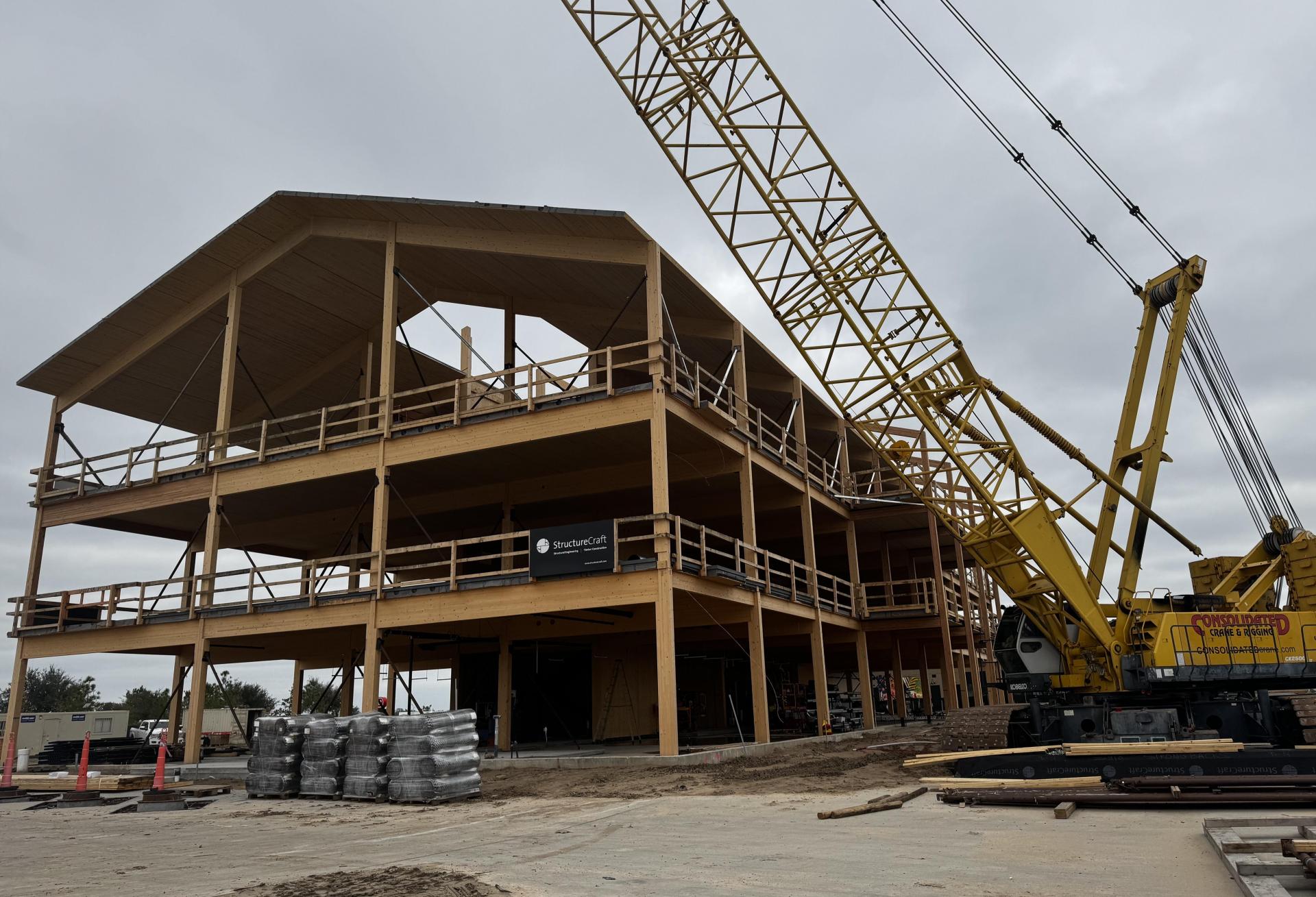 This Week's Houston Deal Sheet: Howard Hughes Tops Out Mass Timber Office
