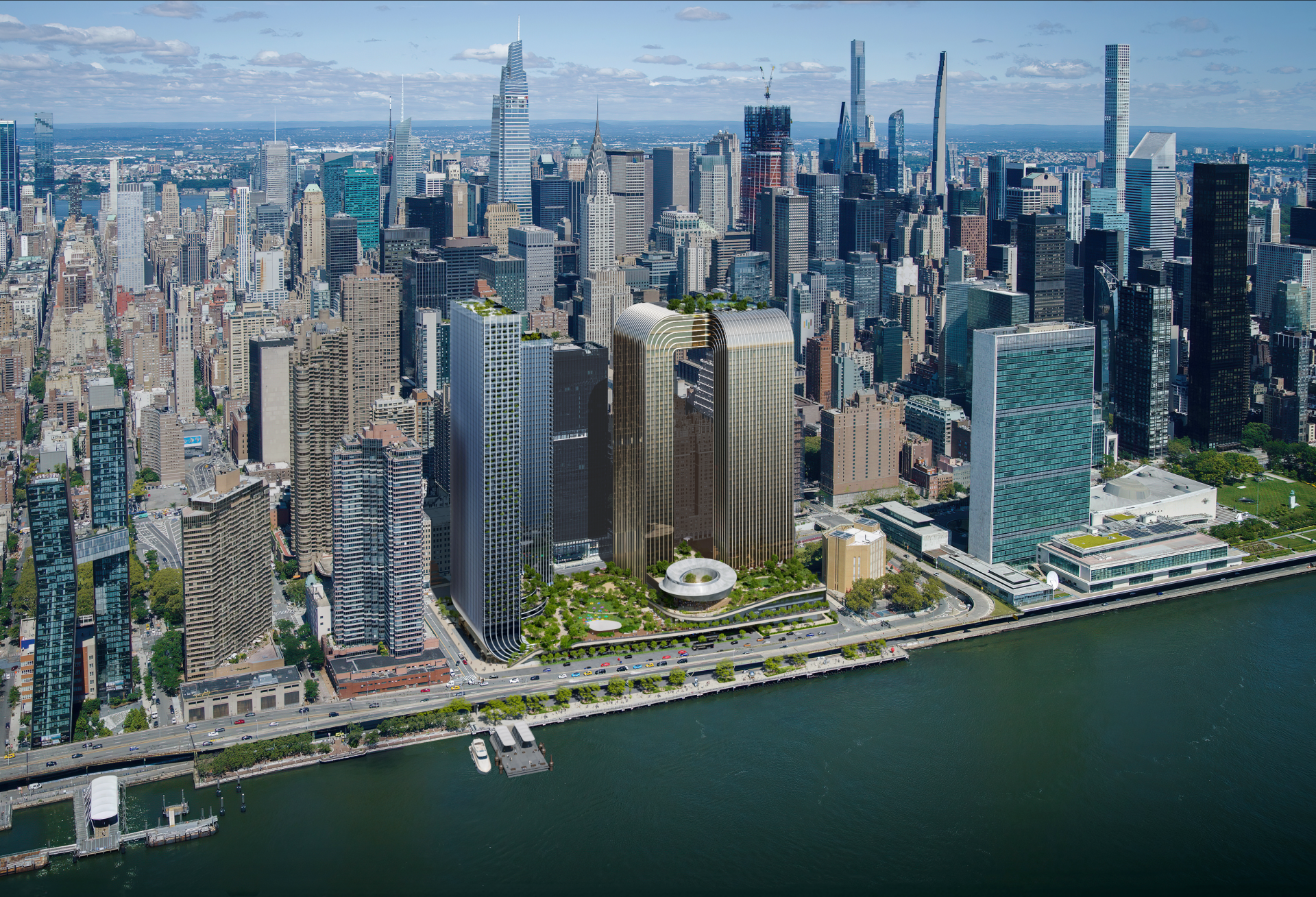 A rendering of The Soloviev Group's Freedom Plaza casino proposal, with a partially underground casino, public space and two residential towers among other features. A rendering of The Soloviev Group's Freedom Plaza casino proposal, with a partially underground casino, public space and two residential towers among other features.