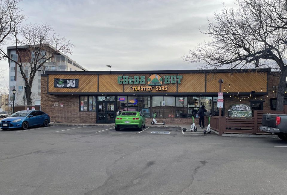 A picture of Cheba Hut — a longtime staple on East Colfax in Denver.