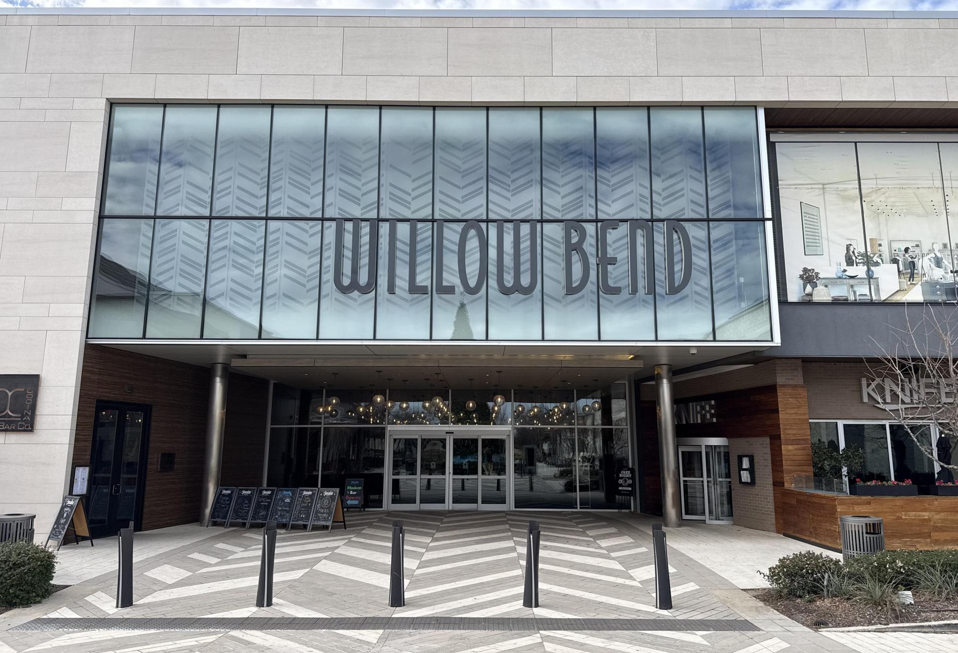 Exterior of the Shops at Willow Bend in Plano, Texas