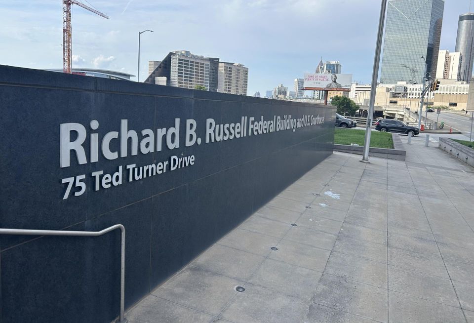 The Richard B. Russell Federal Building and U.S. Courthouse in Downtown Atlanta.