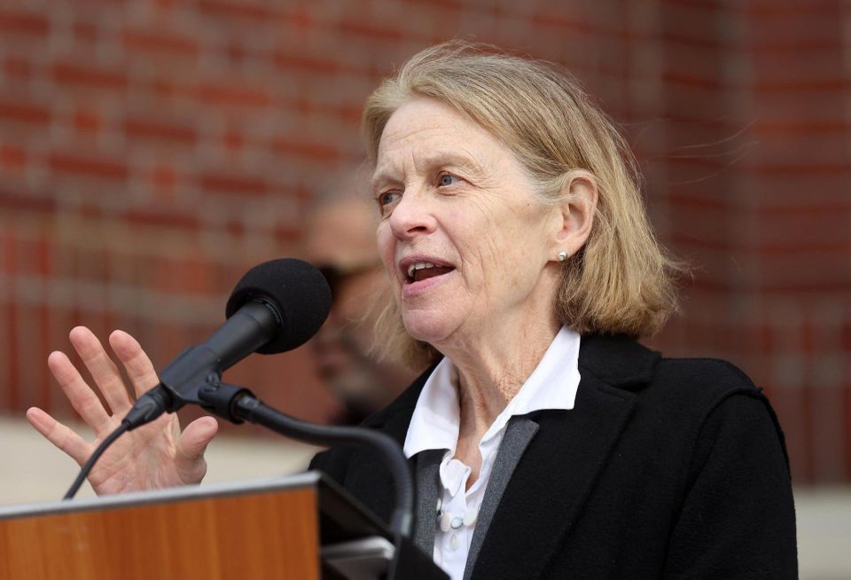 The city's Chief of Housing Sheila Dillon speaking at a housing event last month.