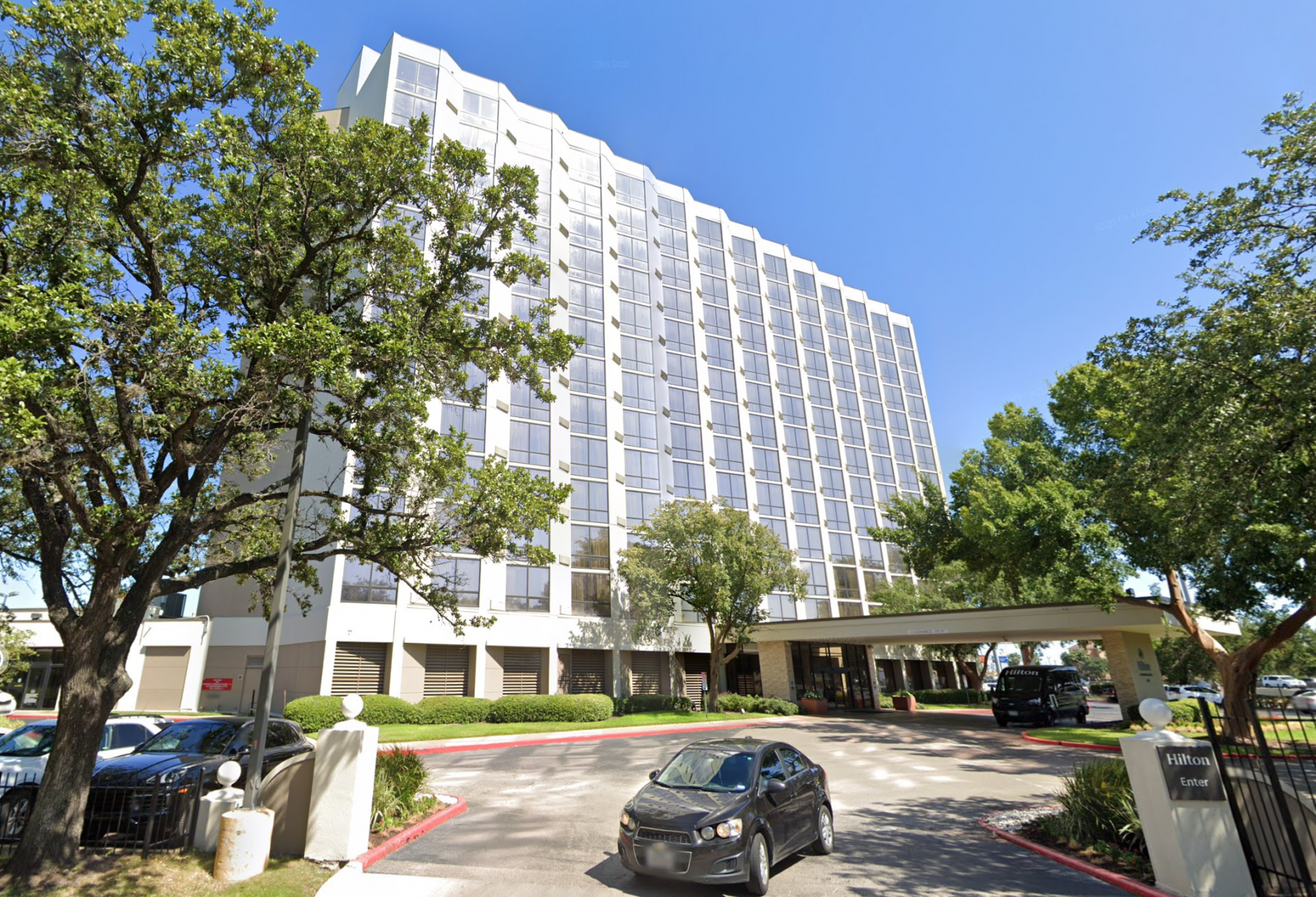 The Hilton Houston Galleria, located at 6780 Southwest Freeway in Houston, Texas