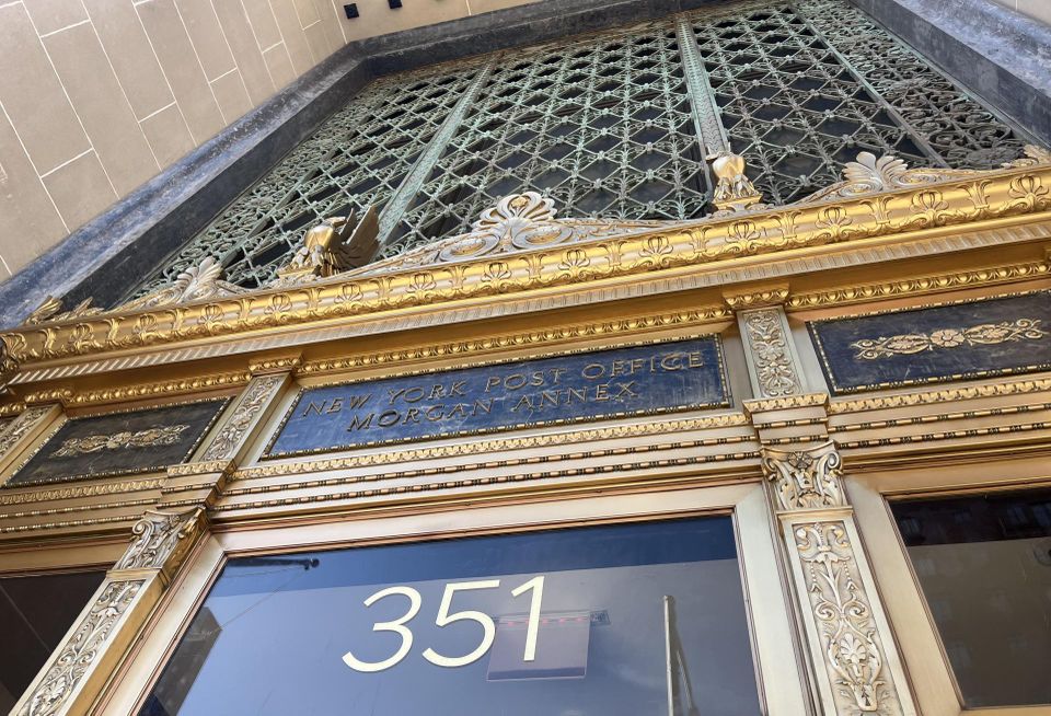 Morgan North's landmarked entrance at 351 Ninth Ave.