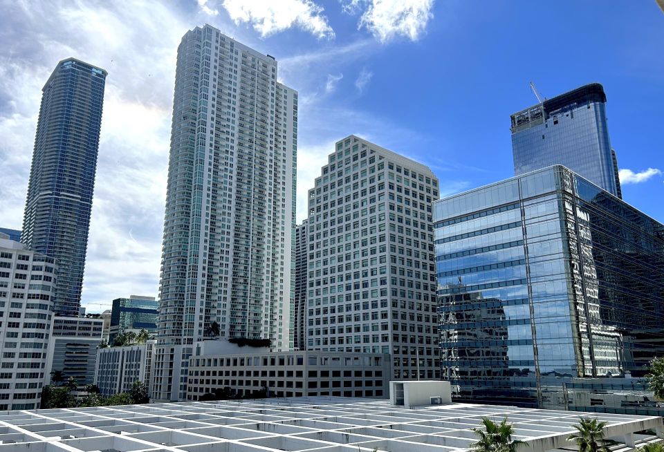 Brickell Office Towers 830 Brickell in Background October 2023