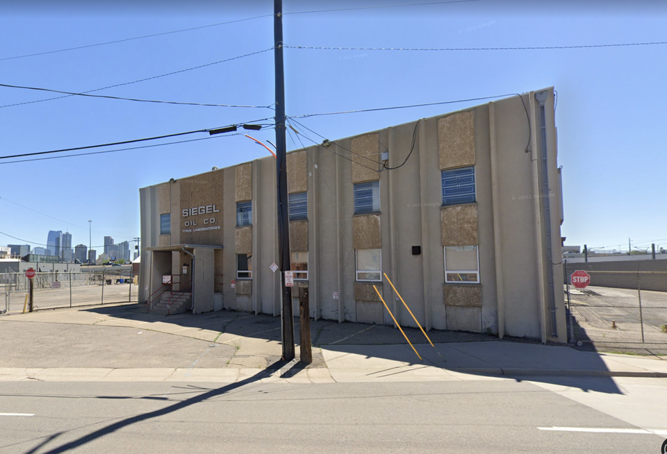 Site of the former Siegel Oil Company, included in a 2.5-acre, five-property parcel sold to Kroenke Sports and Entertainment and Revesco Properties in January.