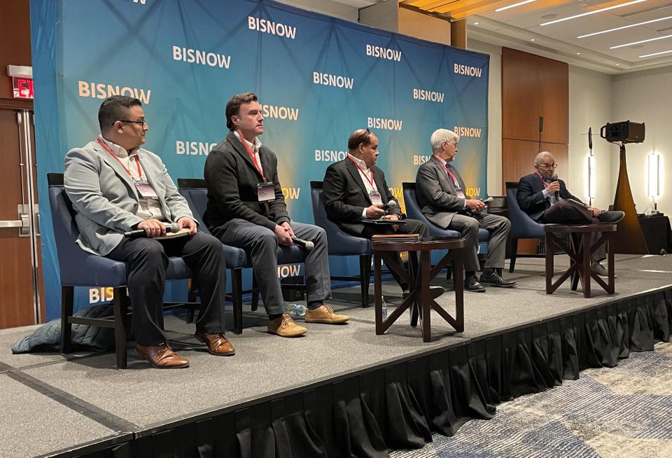 Stantec's Julio Guevara, WaypointKLA's Mark Rollins, Cruz Development Corp.'s Daniel Cruz Jr., Groom Construction's Dave Groom and DHK Architects' Fernando Domenech.