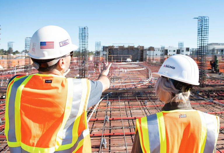 Construction Workers at construction site