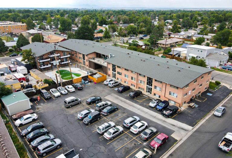 Aerial photo of 16th Avenue Apartments