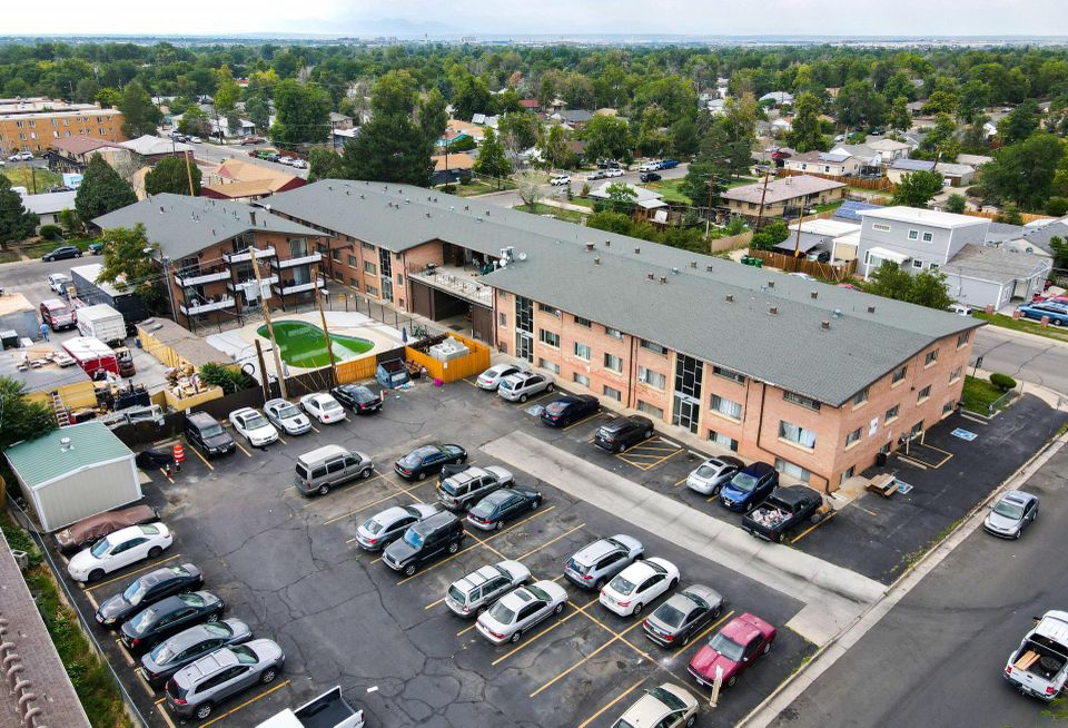 Aerial photo of 16th Avenue Apartments