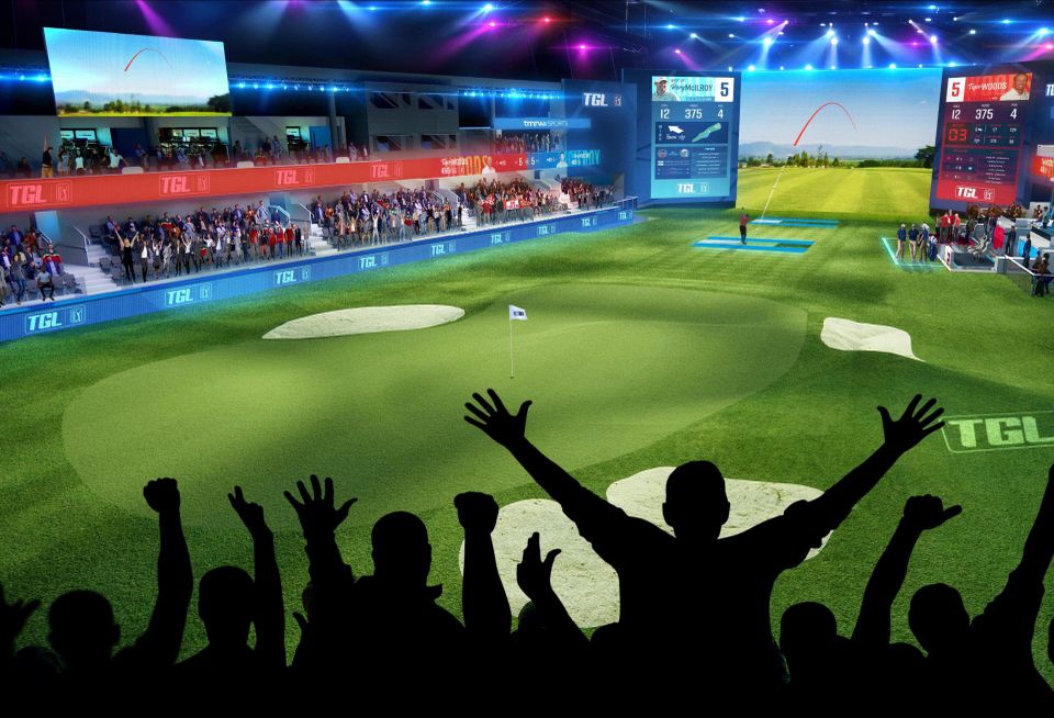 SoFi Center - TGL - TMRW Sports - Palm Beach State College - Interior - Palm Beach Gardens