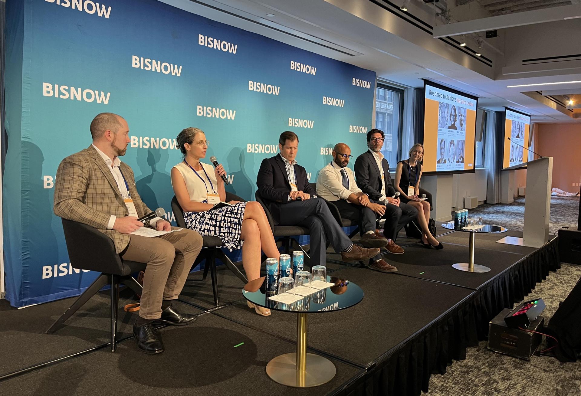 Panelists at Bisnow's National Sustainability Conference