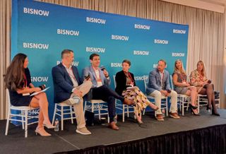 Panelists at Bisnow’s DFW Healthcare Summit.