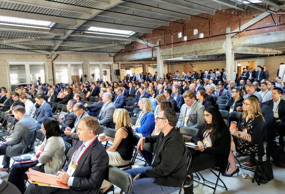 More than 450 people attended Bisnow's Los Angeles State of the Market at the Trust Building in downtown Los Angeles.