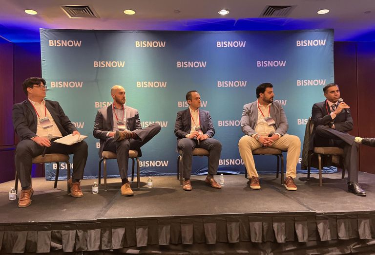 Belkin, Burden, Goldman LLP's Craig Price, Bravo Capital's Aidan Birnbaum, Affinius Capital's David Greenburg, Ariel Property Advisors Matt Dzbanek, Goldman Sachs' Nitin Jagga