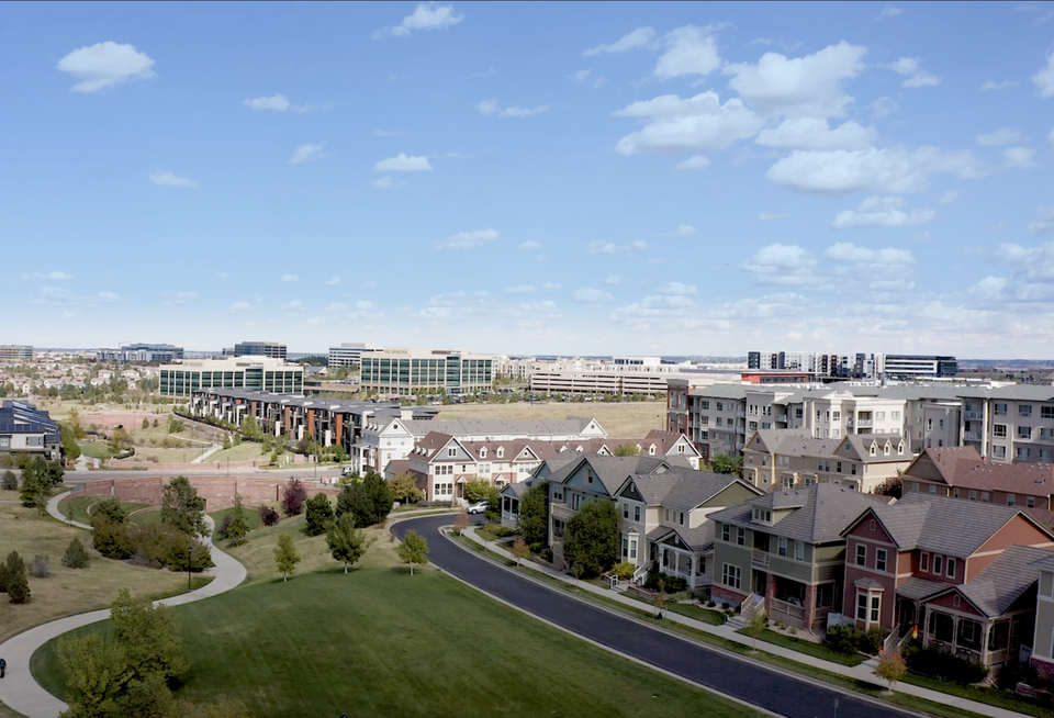 An image of the RidgeGate development in Lone Tree.