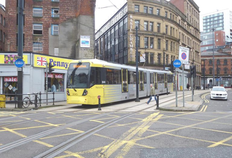 Shudehil Back Turner Street Manchester tram metrolink