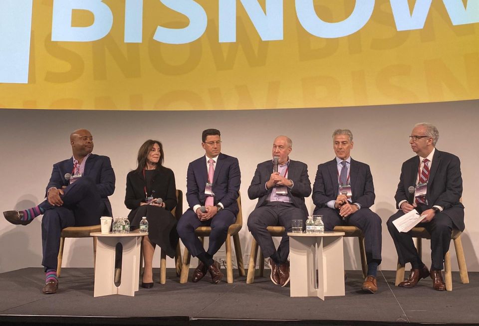 Tishman Speyer's Ty Barnes, Bayport Funding's Marcia Kaufman, Meridian Capital's David Schechtman, Avison Young's Scott Singer, Rockrose's Richard Brancato, Citrin Cooperman's Lawrence Cohen