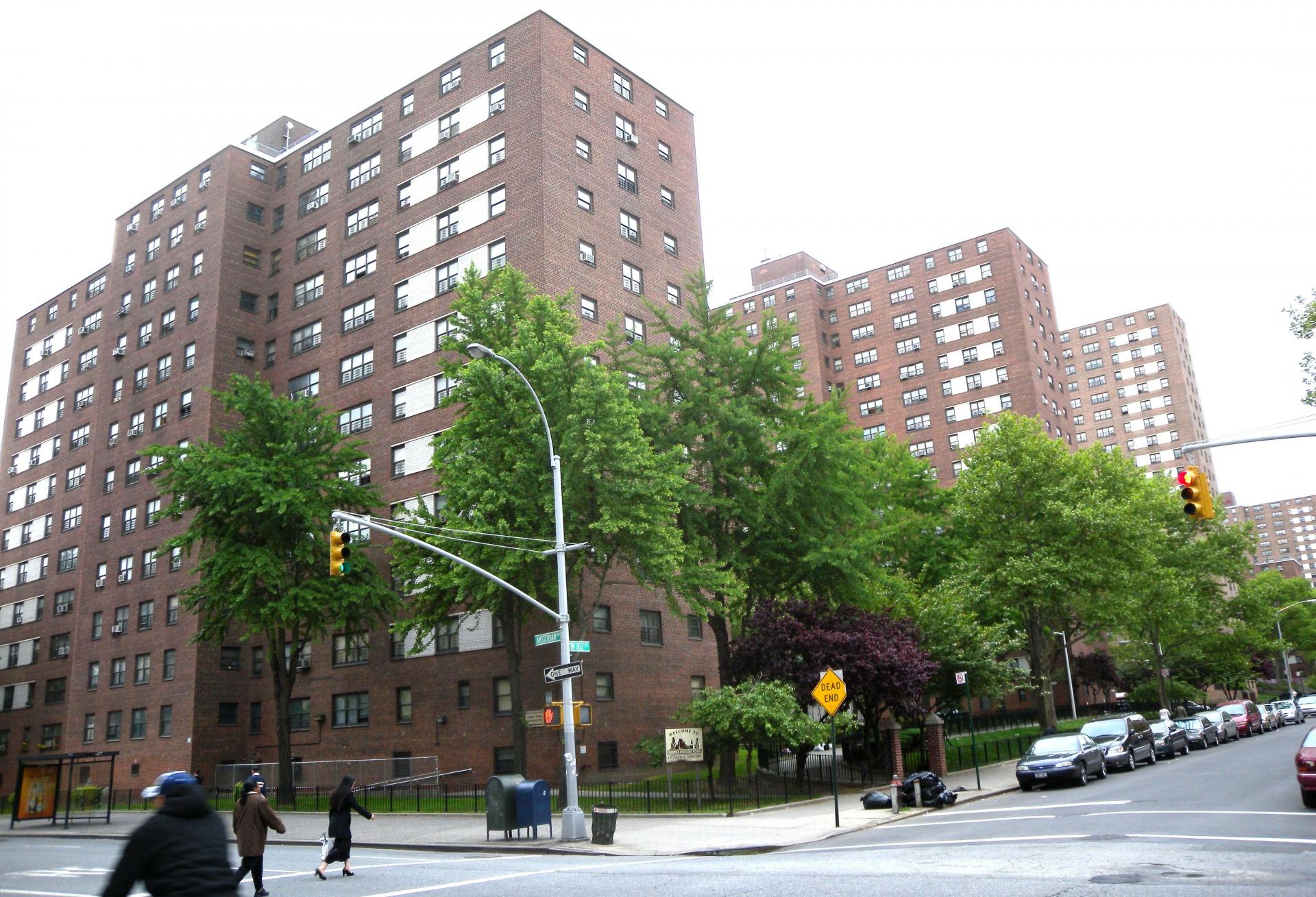 The Frederick Douglass Houses, a public housing project in the Manhattan Valley neighborhood on the Upper West Side.