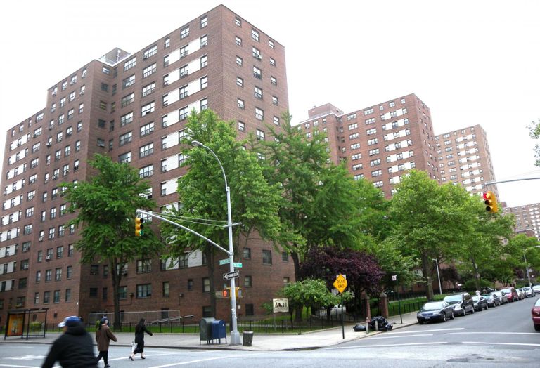 The Frederick Douglass Houses, a public housing project in the Manhattan Valley neighborhood on the Upper West Side.